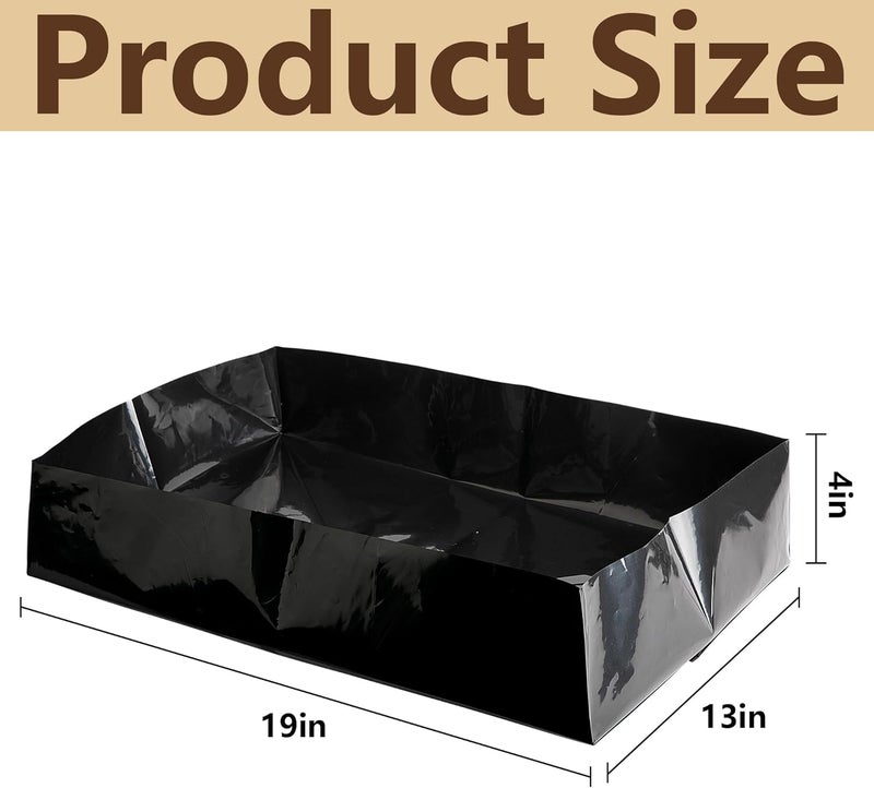 Adnee 15 Pcs Mushroom Monotub Liners-19" x 13" x 4" Monotub Liner Fit Up to 66 Quart Monotub-Monotub Plastic Liners for Mushroom Growing Supplies Liner Replacement - Image 2